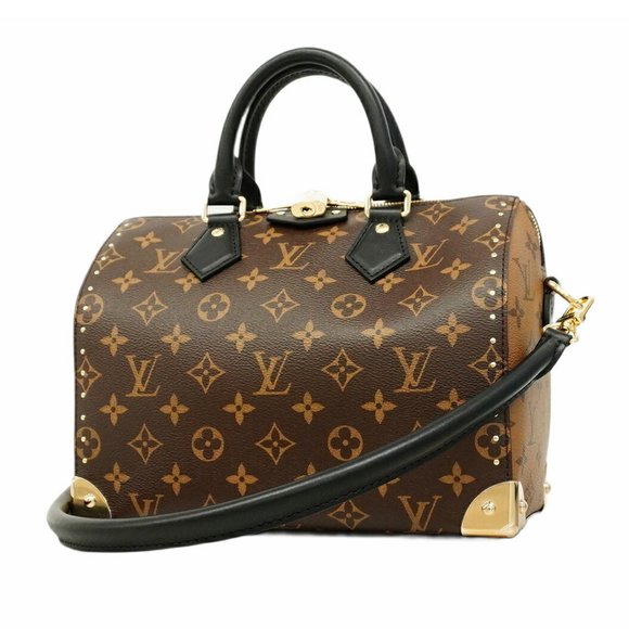 Louis Vuitton Monogram Speedy Trunk 25 Handbag M26181 Brown 2-Way Bag for Wom... - Picture 1 of 9
